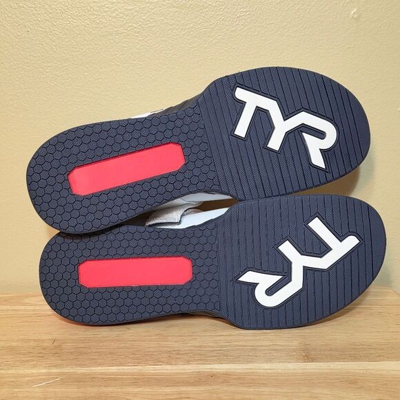 TYR L-1 Lifter Weightlifting Shoes USA White Red Blue Men's Size 11 Women's 12.5 - Picture 6 of 7